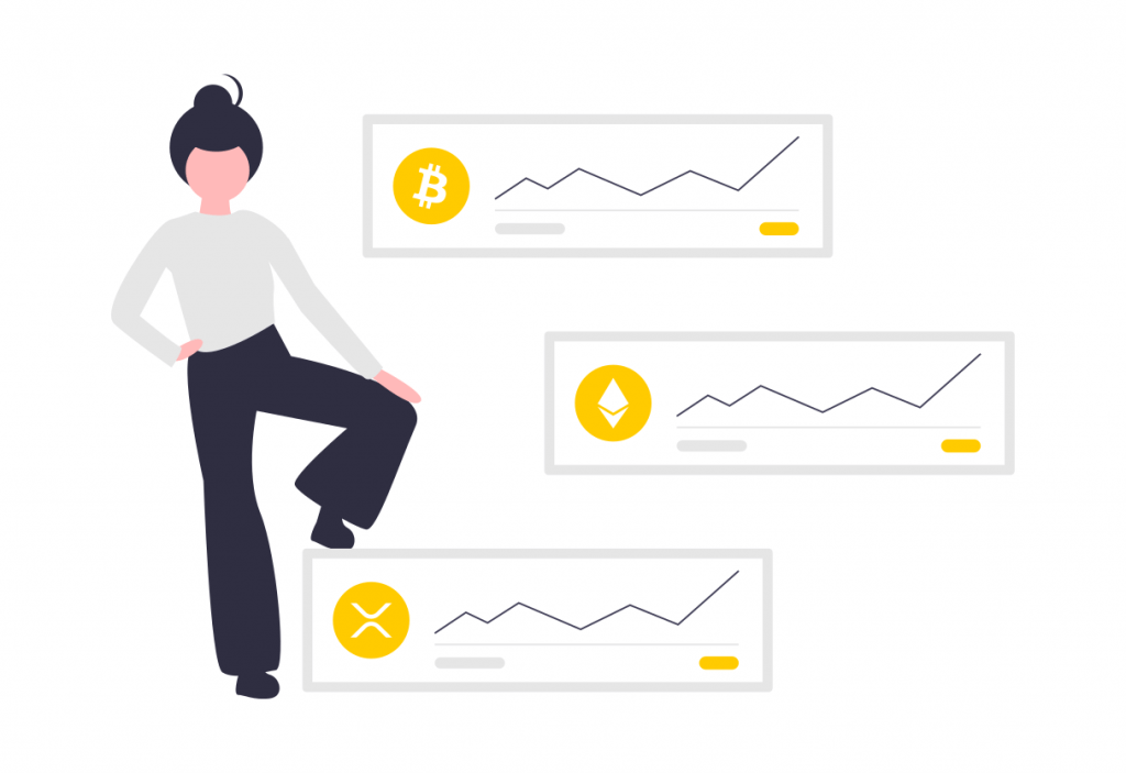 Zentrader Ripple Bitcoin Polkadot